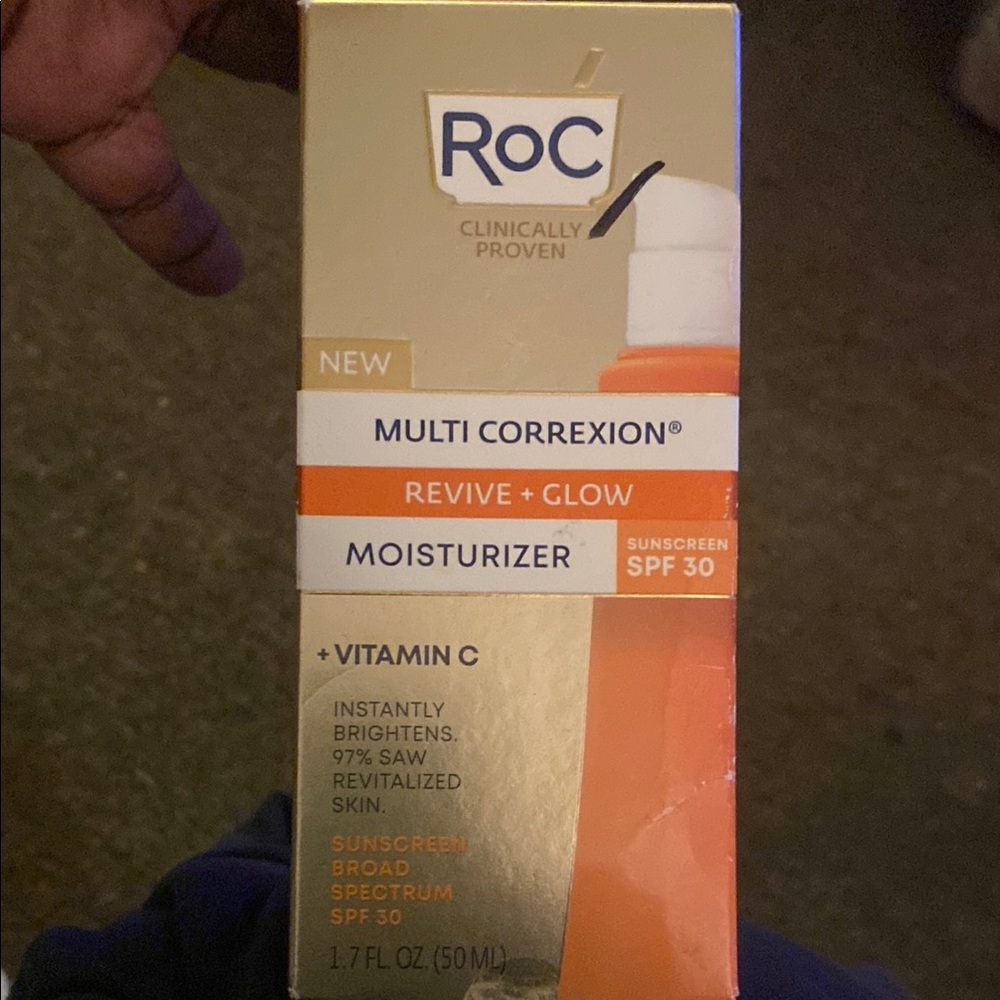 Orange and White Skincare Moisturizer